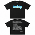 Brickcity Cyan Script T-Shirt